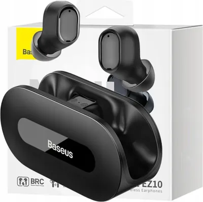 Image de Casque sans fil Tws Bluetooth 5.3 Baseus Bowie Ez10 - Noir