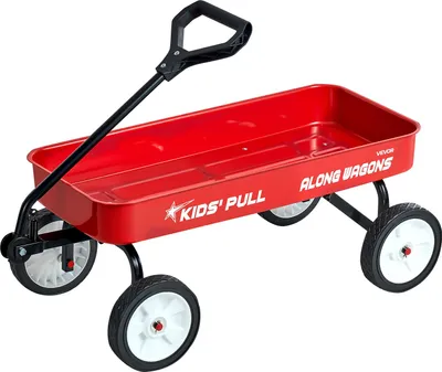 Obrázek produktu pro VEVOR ruční vozík pro děti od 18 měsíců, 1010x480x360 mm, přepravní vozík s nosností do 80 kg, ruční vozík s rukojetí, ideální jako dárek k narozeninám, na zahradu, pláž a kempování, červený