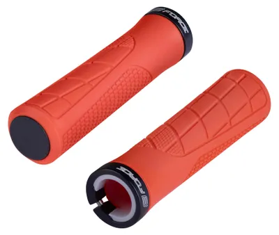 Image de Poignées de vélo Force ORIX à fixation à six pans creux, rouges