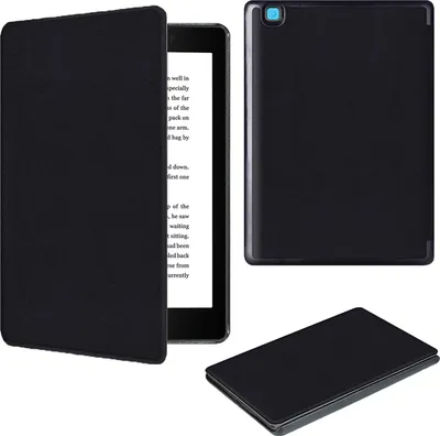 Image de Cazy Coque Compatible avec Kobo Aura H2O Edition 2 - Housse Étui de Protection - Noir