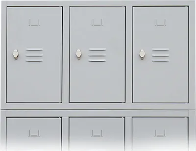 Produktbild von Aufsatzschrank, 500 x 885 x 500 mm, lichtgrau