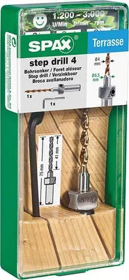 Image de SPAX® 5000009186049 SPAX® Step Drill 4 Terrassenbohrer, Länge: 75,0 mm, 1 St.