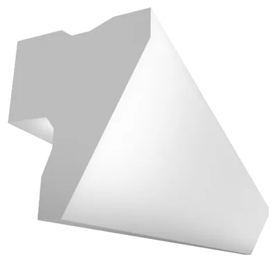 Immagine prodotto di ELHARE Profilo di illuminazione indiretta a parete LS4B - 80x100mm, 2m