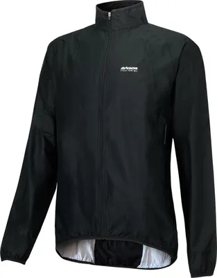 Produktbild von Airtracks Herren Regenjacke Fahrradjacke schwarz L / Regenjacke Wind & Wasserdicht - Wassersäule: 10.000 mm