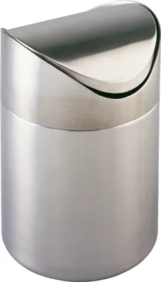 Produktbild von WENKO Kosmetik Schwingdeckel Müll Eimer Abfall Bad OTRANTO 3 L Edelstahl Küchen