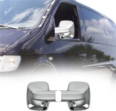 Image de Coques de Rétroviseurs pour Mercedes Vito W638 1996-2003 en ABS Argent