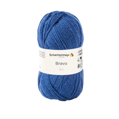 Immagine prodotto di Schachenmayr Bravo, filati per lavoro a maglia a mano da 50 g, colore cobalto