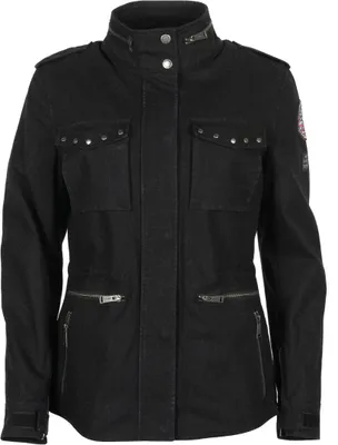 Produktbild von Helstons Tara Damen Motorrad Textiljacke, schwarz, S