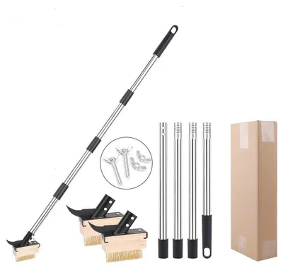 Produktbild von Unkrautbürste mit langem Stiel, Set mit 2 Stück