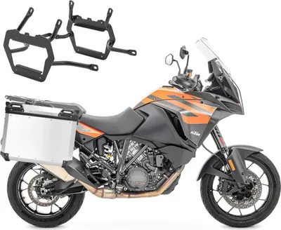 Obrázek produktu pro Sada hliníkový kufr 38-48L + nosič kufru vhodný pro KTM 1290 Super Adventu