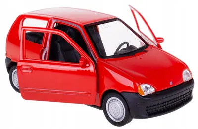 Produktbild von Welly Fiat Seicento Metallmodell Rot 1:32
