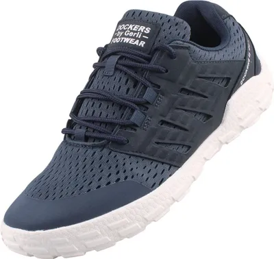 Produktbild von Dockers Herren-Schnürhalbschuh Blau-Weiß, Farbe:blau, EU Größe:42
