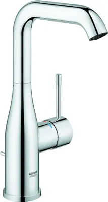 Produktbild von Grohe Einhand-Waschtischbatterie ESSENCE Zugstangen-Ablaufgarnitur XL-Size Hard Graphite gebürstet