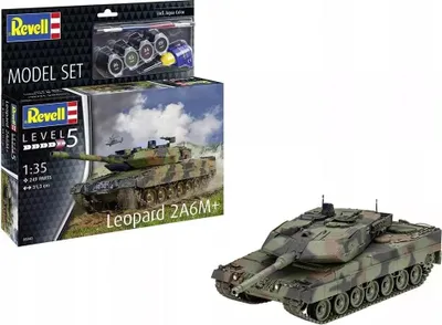 Zdjęcie produktu dla Revell Model Set Leopard 2 A6M+ 1:35