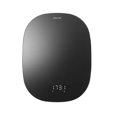 Produktbild von Digitale Küchenwaage mit LCD-Display, Tara-Funktion, USB-C Aufladung, bis 10 kg Tragkraft, Sensor-Touch, Glasoberfläche, Präzisionswaage
