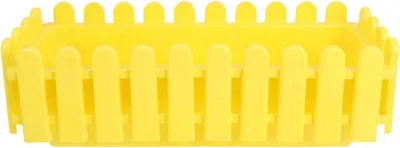 Image de Bac à fleurs rectangulaire en plastique 43,8 x 18,5 x 13,5 cm