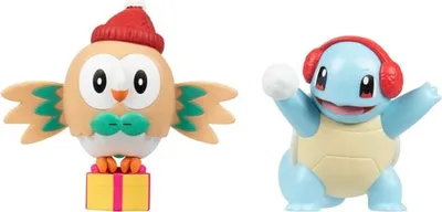 Obrázek produktu pro Jazwares Pokémon Holiday Squirtle a Holiday Rowlet