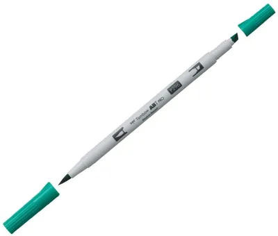 Produktbild von Dual-Fasermaler ABT Pro Keilspitze/Pinselspitze Alkoholbasis green Packung mit 3 Stück