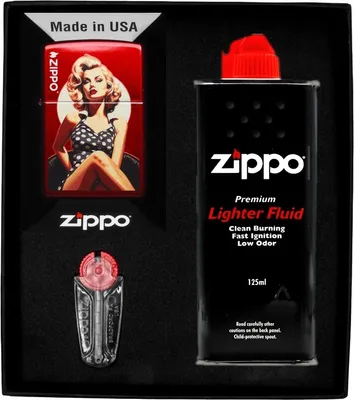 Produktbild von ZIPPO Feuerzeug-Set VINTAGE PINUP DESIGN  Geschenk No1