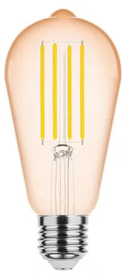 Produktbild von Modee E27 LED Filamentlampe ST64 4W 300lm 1800K Warmweiß Dimmbar