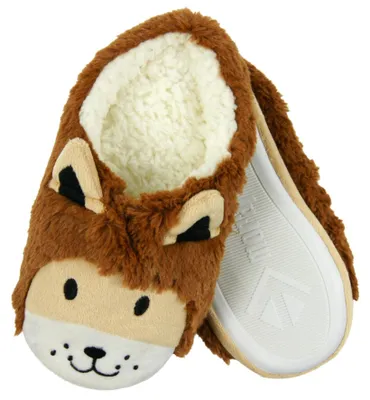 Immagine prodotto di Pantofole da donna marroni - pantofole morbide taglie 39-41 - pantofole calde - pantofole con motivi animalier - pantofole comode