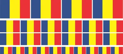 Produktbild von Mini Aufkleber Set - Pack glatt - 4x 51x31mm+ 12x 33x20mm + 10x 20x12mm- selbstklebender Sticker - Rumänien - Flagge / Banner / Standarte fürs Auto, Büro, zu Hause und die Schule - Set of 26