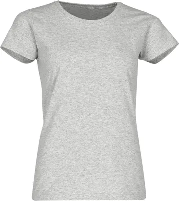Produktbild von Fruit of the Loom Valueweight T Lady-Fit Farbe: graumeliert Größe: M