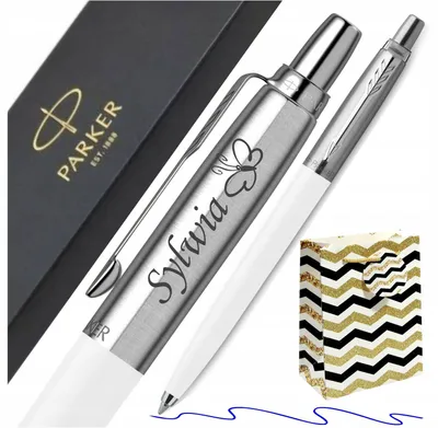 Produktbild von Parker Jotter Kugelschreiber Weiß Geschenk mit Gravur
