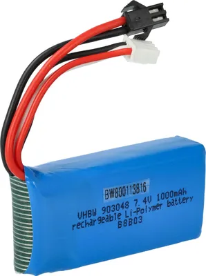 Produktbild von vhbw Akku kompatibel mit UDI Lark FPV U842-1, Falcon U842 Drohne Multicopter Quadrocopter (1000 mAh, 7,4 V, Li-Ion)