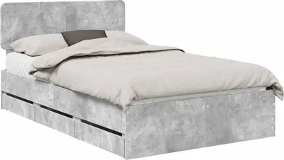Immagine prodotto di Struttura del letto con cassetto Grigio Cemento 135 x 190 cm