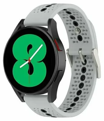 Produktbild von By Qubix Dot Pattern Armband - Grau - passend für Xiaomi Redmi Watch 5 Active / Redmi Watch 5 Lite