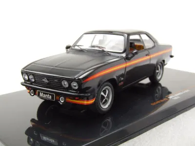 Produktbild von Ixo Models CLC491 Opel Manta A GT/E Black Magic 1974 schwarz 1:43