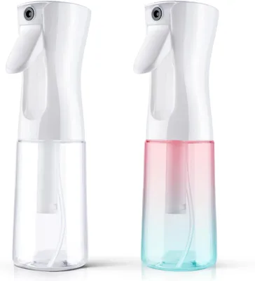 Imagen del producto de Botellas rociadoras de niebla fina, 2 unidades, 250 ml, para uso en salones de belleza y limpieza