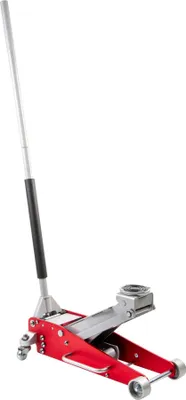 Produktbild von STIER Hydraulik Rangier-Wagenheber, belastbar mit 2,5 Tonnen, Autowagenheber, aus Aluminium, sehr geringe Unterfahrtiefe, Autoheber mit Doppelkolben, Gewicht 26 kg, max. Hubhöhe 465 mm
