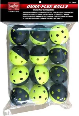 Produktbild von Rawlings Dura-Flex Trainingsbälle | Baseball-Trainingsset, 12 Stück