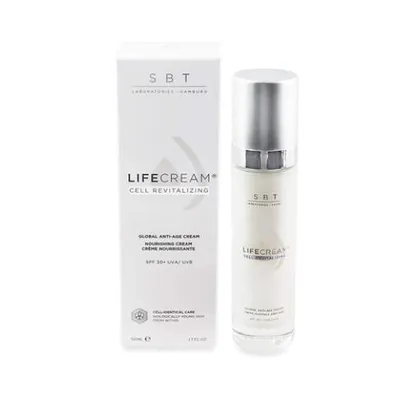 Produktbild von SBT LifeCream Cell Revitalizing Global Anti-Age Cream Nourishing Cream SPF 30+ (50 ml)