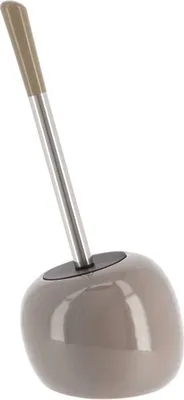Produktbild von Klobürste Toilettenbürste WC-Bürste Taupe WC-Bürstengarnitur Keramik in Tropfenform