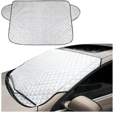 Produktbild von Tagesartikel- Auto-Windschutzscheibe wasserdicht - Faltbar - Multifunktionale Eisschutzfolie - Frostschutzfolie - Universell einsetzbar - 92 x 142 cm - Auto-Washing-Schutz