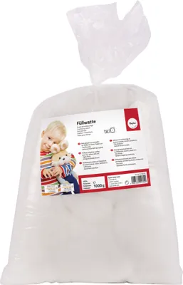 Produktbild von Füllwatte, hochflauschig, Flocken, 1kg