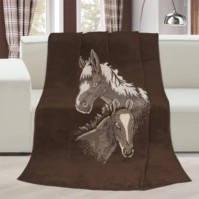 Produktbild von Decke Karmela Einzelbett 150x200cm Pferd