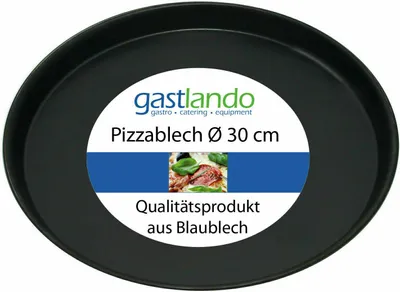 Produktbild von 10 x Pizzablech aus Blaublech rund Ø 30 cm