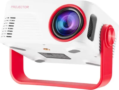 Immagine prodotto di INF Proiettore Portatile Domestico WiFi e 3D, Decodifica 1080P, per Home Theater Bianco+Rosso