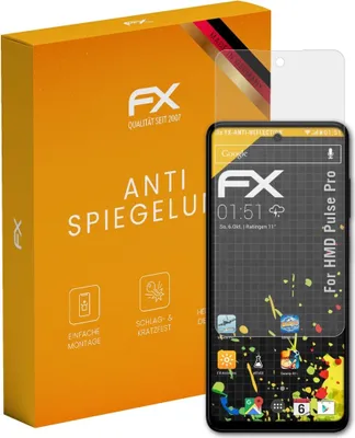 Produktbild von atFoliX FX-Antireflex 3x Schutzfolie kompatibel mit HMD Pulse Pro Displayfolie