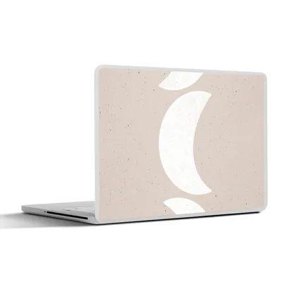 Produktbild von MuchoWow® Laptop Aufkleber Sticker Cover Mond - Pastell - Text - Zitate 32.5x23.5 cm - Sticker für Laptop - Selbstklebend