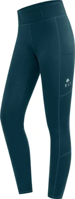 Produktbild von E.L.T Reitleggings Full-Grip Damen Ella Reithose Petrolblau 176