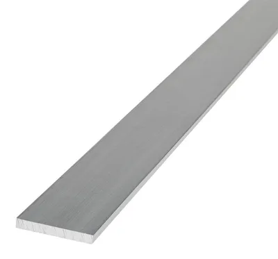 Productafbeelding van Aluminium platte staaf - Aluminium profiel - Modelbouw - Bewerkingsvriendelijk - 50 x 3 mm - Blank