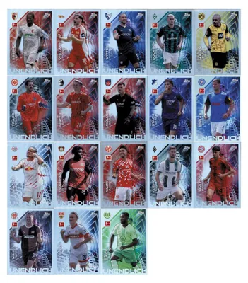 Immagine prodotto di Topps Match Attax Bundesliga - 2024/25 - Tutte le 18 carte infinite