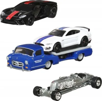 Produktbild von Hot Wheels HKC17, Fahrzeug-Set, 3 Jahr(e), Kunststoff, Metall, Mehrfarbig