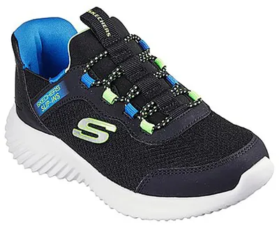 Produktbild von Skechers Slip-ins® Bounder Brisk Burst Sportschuhe Schwarz EU 33 1/2 Junge Schwarz EU 33 1/2
