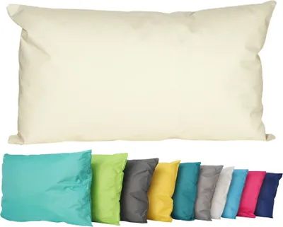 Produktbild von JACK Outdoor Lounge Kissen 30x50cm Dekokissen inkl. Füllung Wasserfest Sitzkissen Garten Stuhl Lotus Effekt, Farbe:Sand